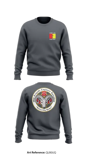 2/1 ABCT, 40th BEB (Rams) Store 1 Core Men's Crewneck Performance Sweatshirt - QLr0uq