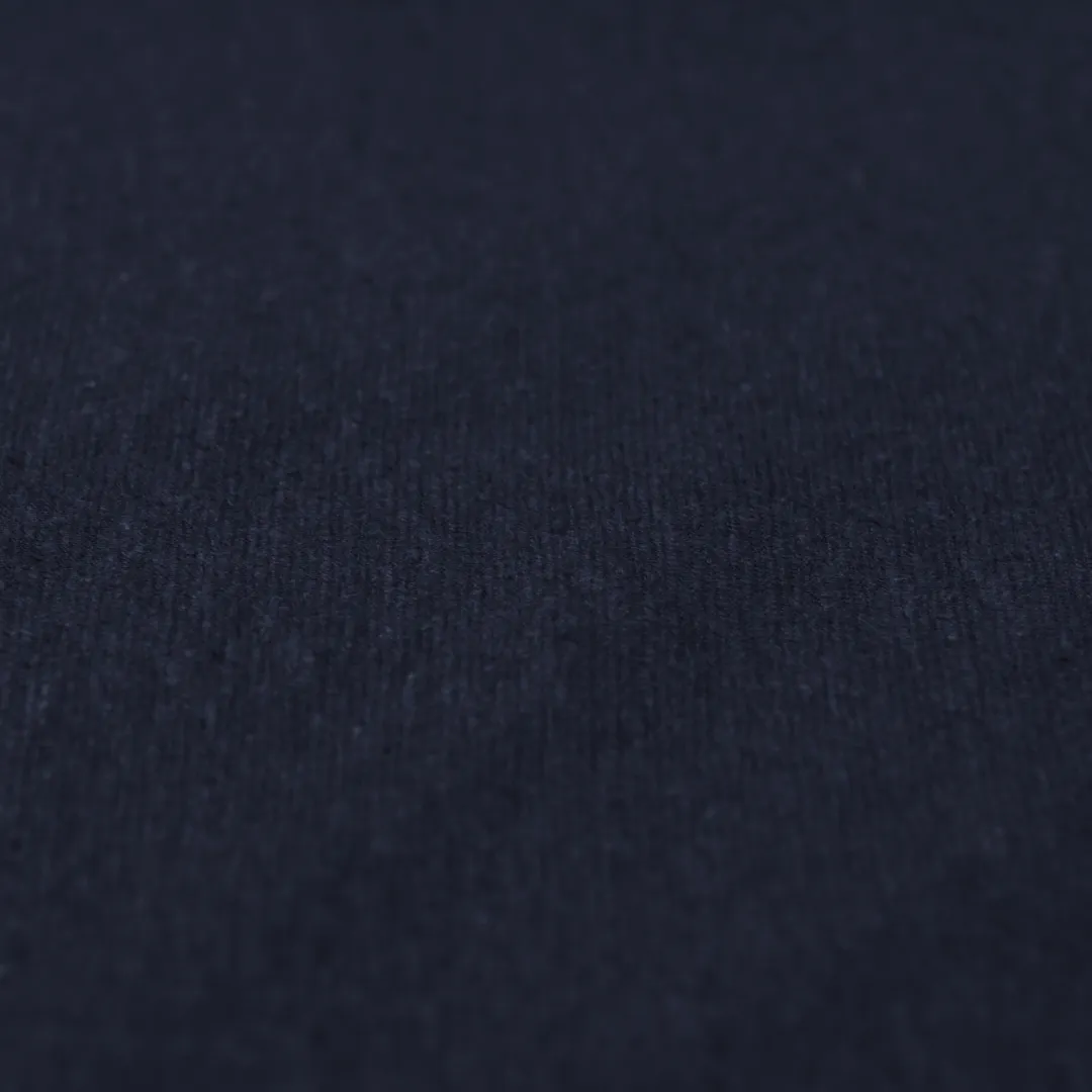 55% Turkish Hemp 45% Organic Cotton Single Jersey - Night Blau (2SP544)