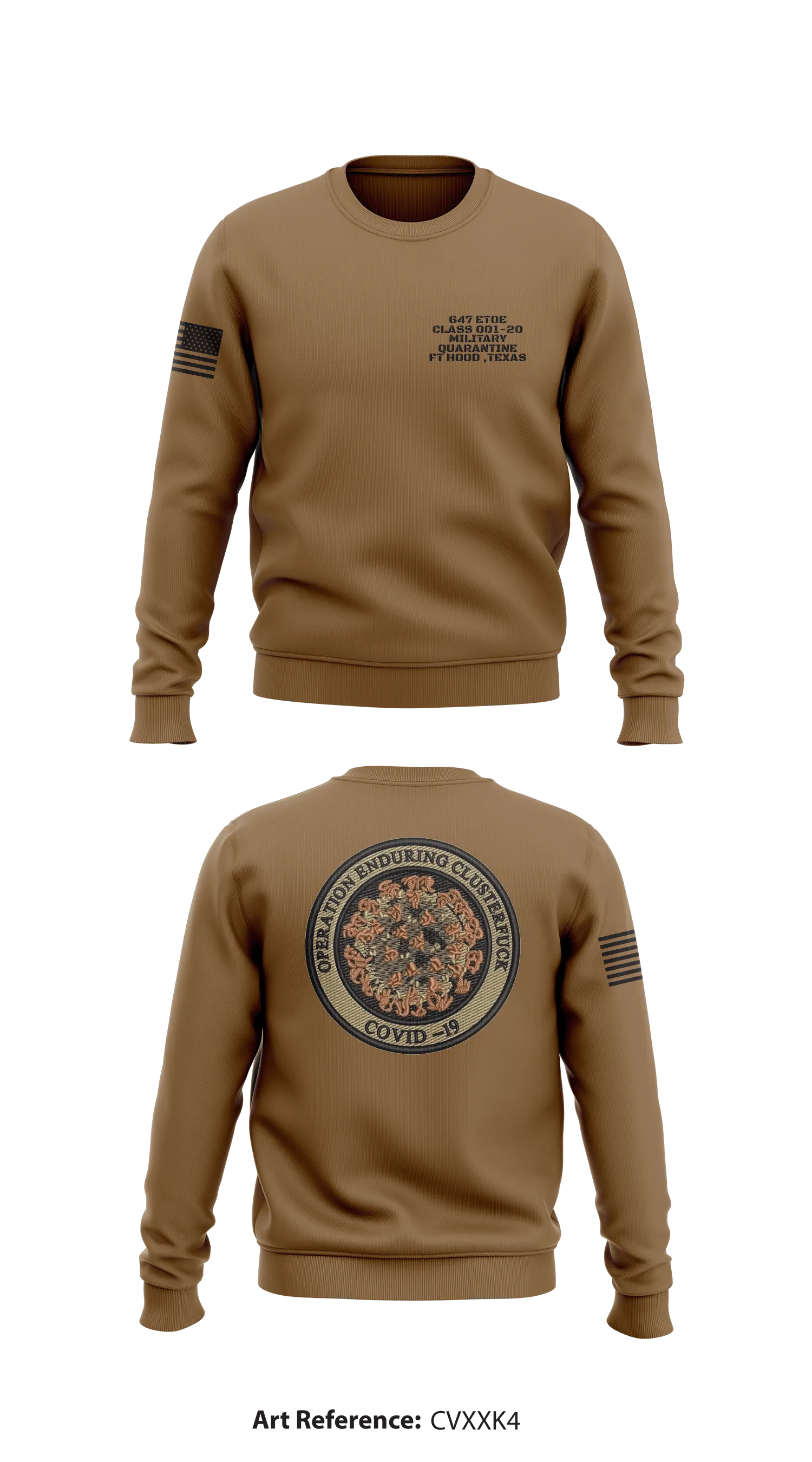 647 ETOE Store 1 Core Men's Crewneck Performance Sweatshirt - CvXxk4
