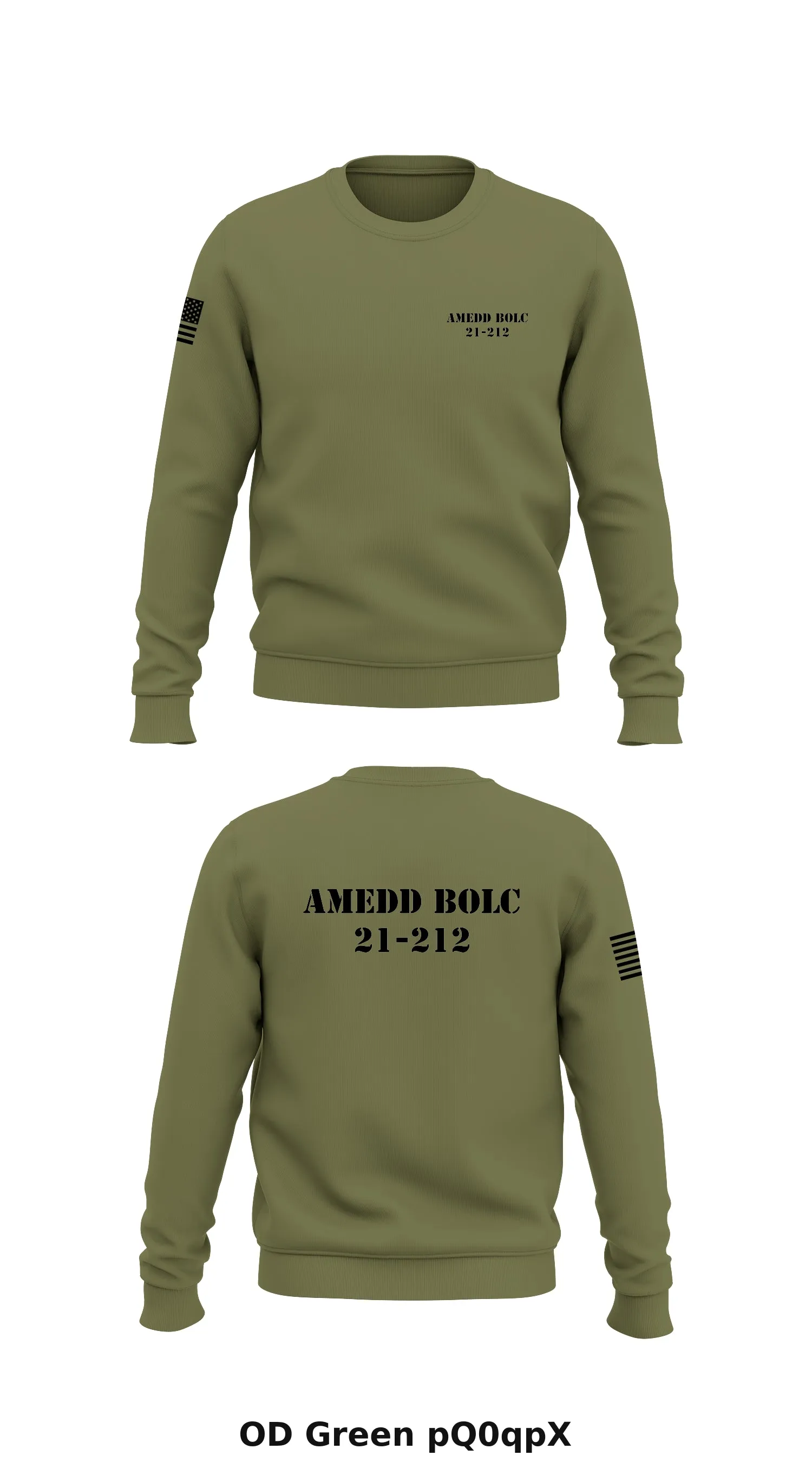 A Co, 187th MED DN Store 1 Core Men's Crewneck Performance Sweatshirt - pQ0qpX