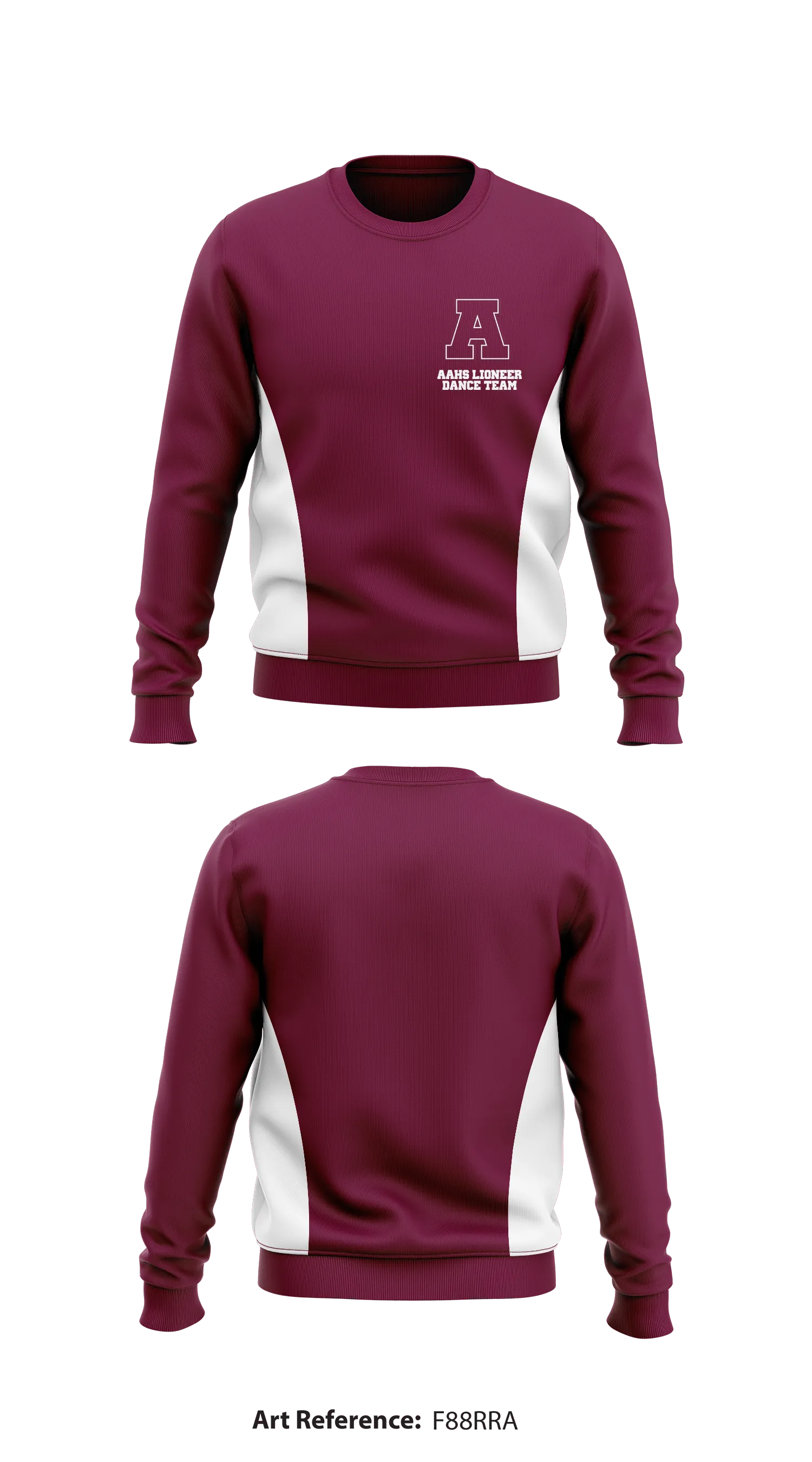 AAHS Lioneer Dance Team Core Men's Crewneck Performance Sweatshirt - f88RRA