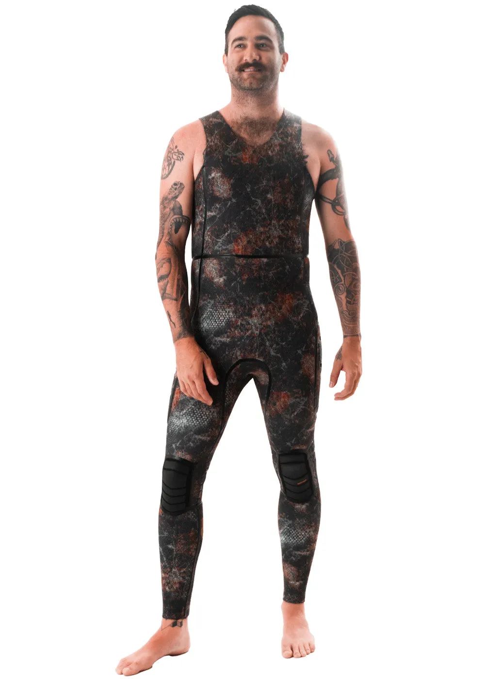 Adreno Mens Montague 3.5mm 2 Piece Lined Wetsuit