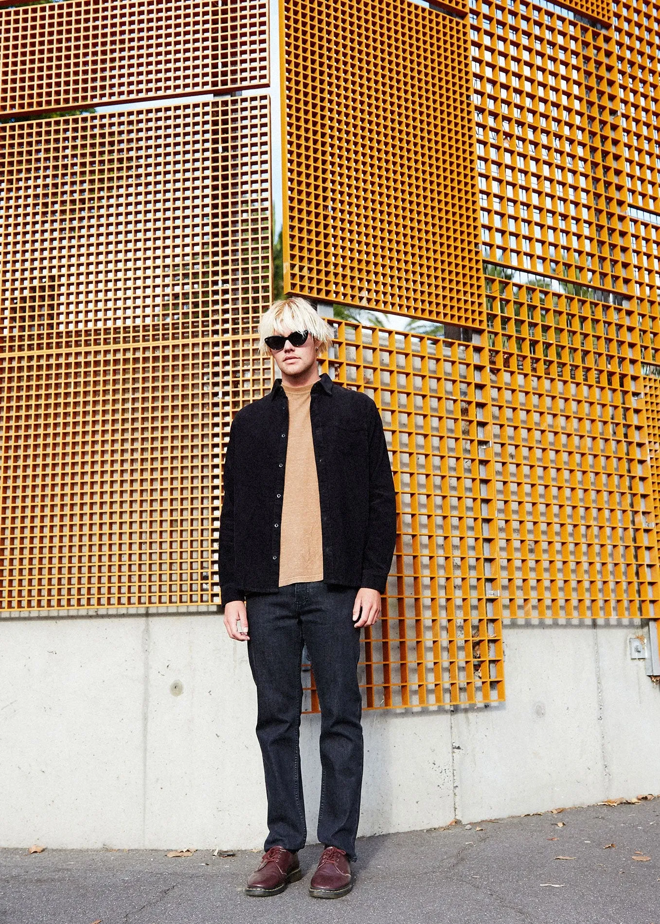 Afends Mens Faint - Hemp Corduroy Long Sleeve Shirt