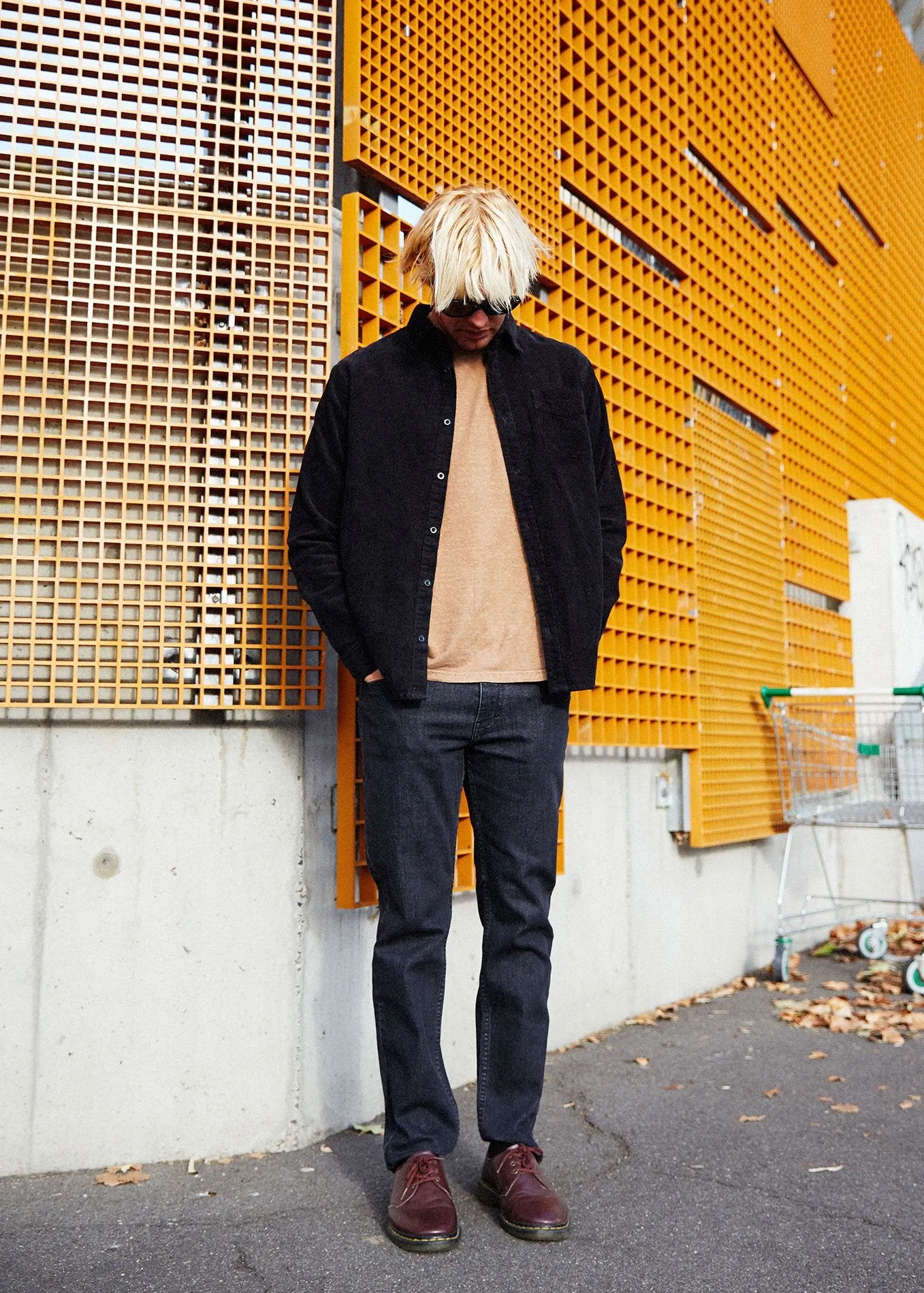 Afends Mens Faint - Hemp Corduroy Long Sleeve Shirt