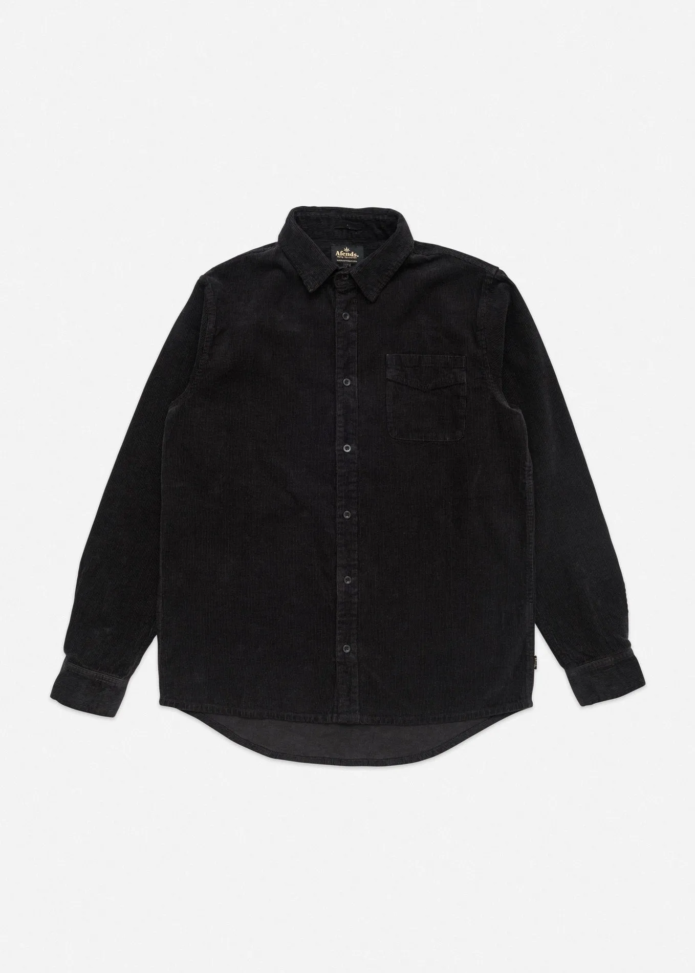 Afends Mens Faint - Hemp Corduroy Long Sleeve Shirt
