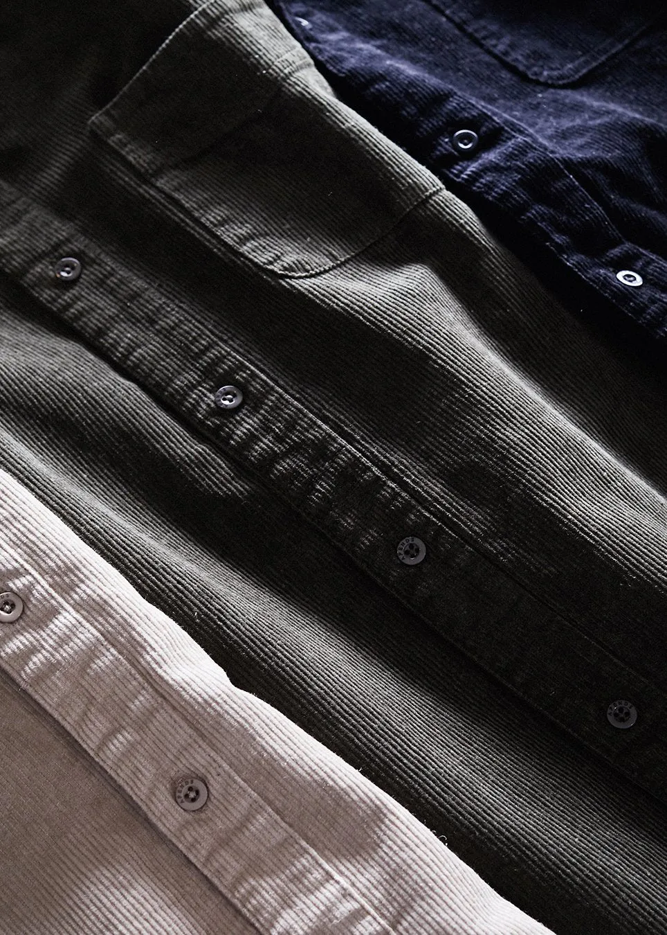Afends Mens Faint - Hemp Corduroy Long Sleeve Shirt