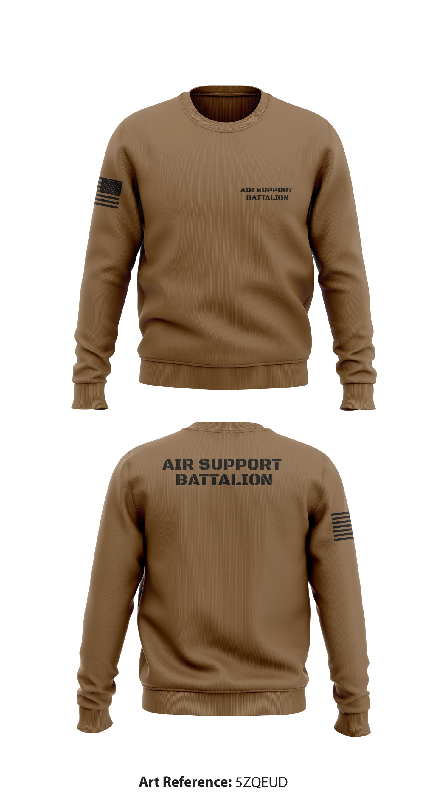 Air Support Battalion Store 1 Core Men's Crewneck Performance Sweatshirt - 5ZQEUd