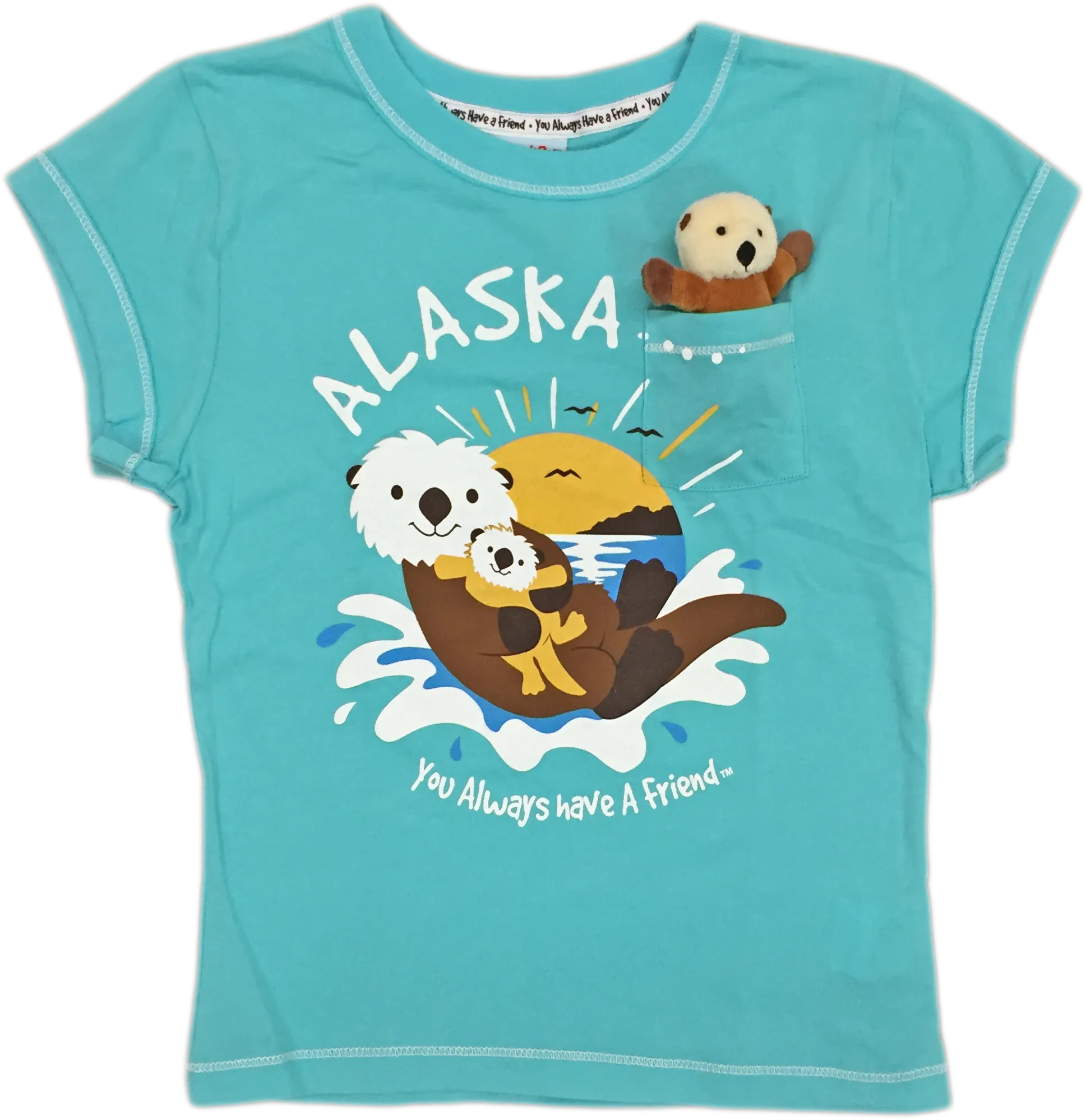 Alaska Pocket Otter Kids T-shirt