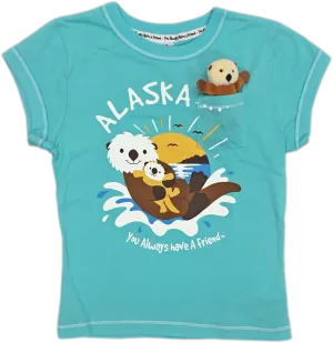 Alaska Pocket Otter Kids T-shirt