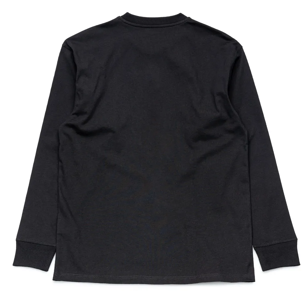 American Script L/S Tee | Black