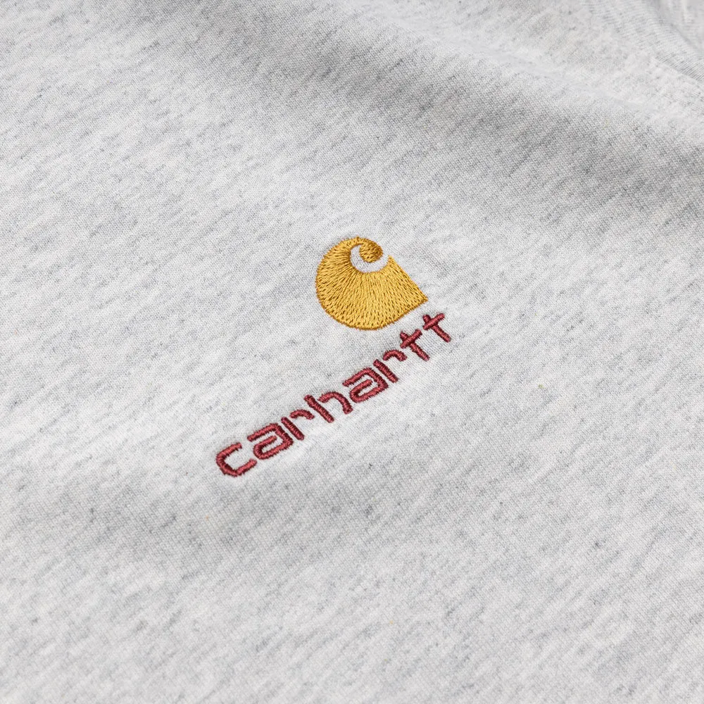 American Script Tee | Grey Heather