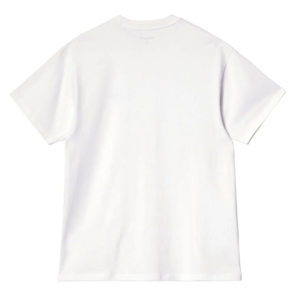 American Script Tee | White
