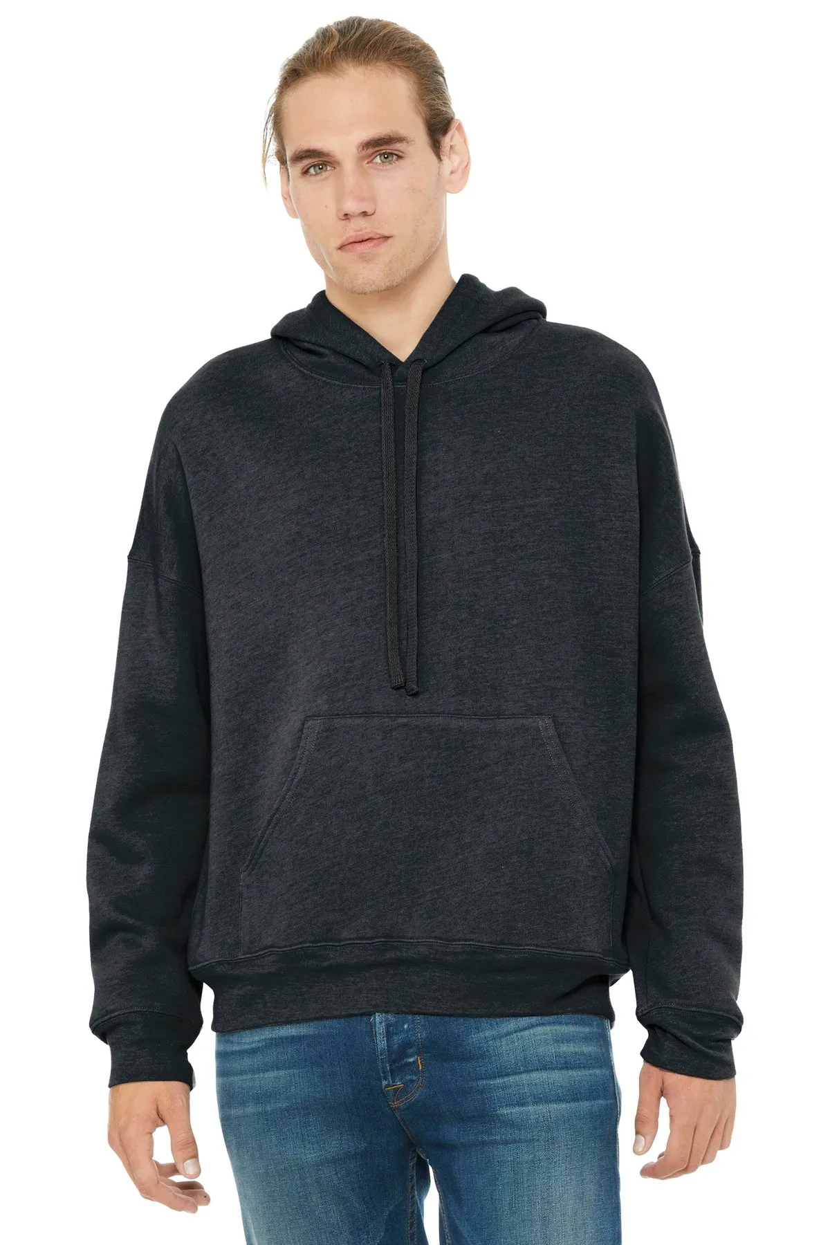 BELLA CANVAS  Unisex Sponge Fleece Pullover DTM Hoodie. BC3729 Dark Grey Heather