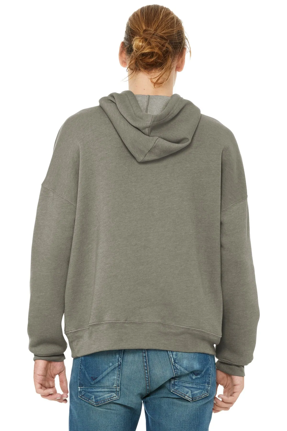 BELLA CANVAS  Unisex Sponge Fleece Pullover DTM Hoodie. BC3729 Heather Stone