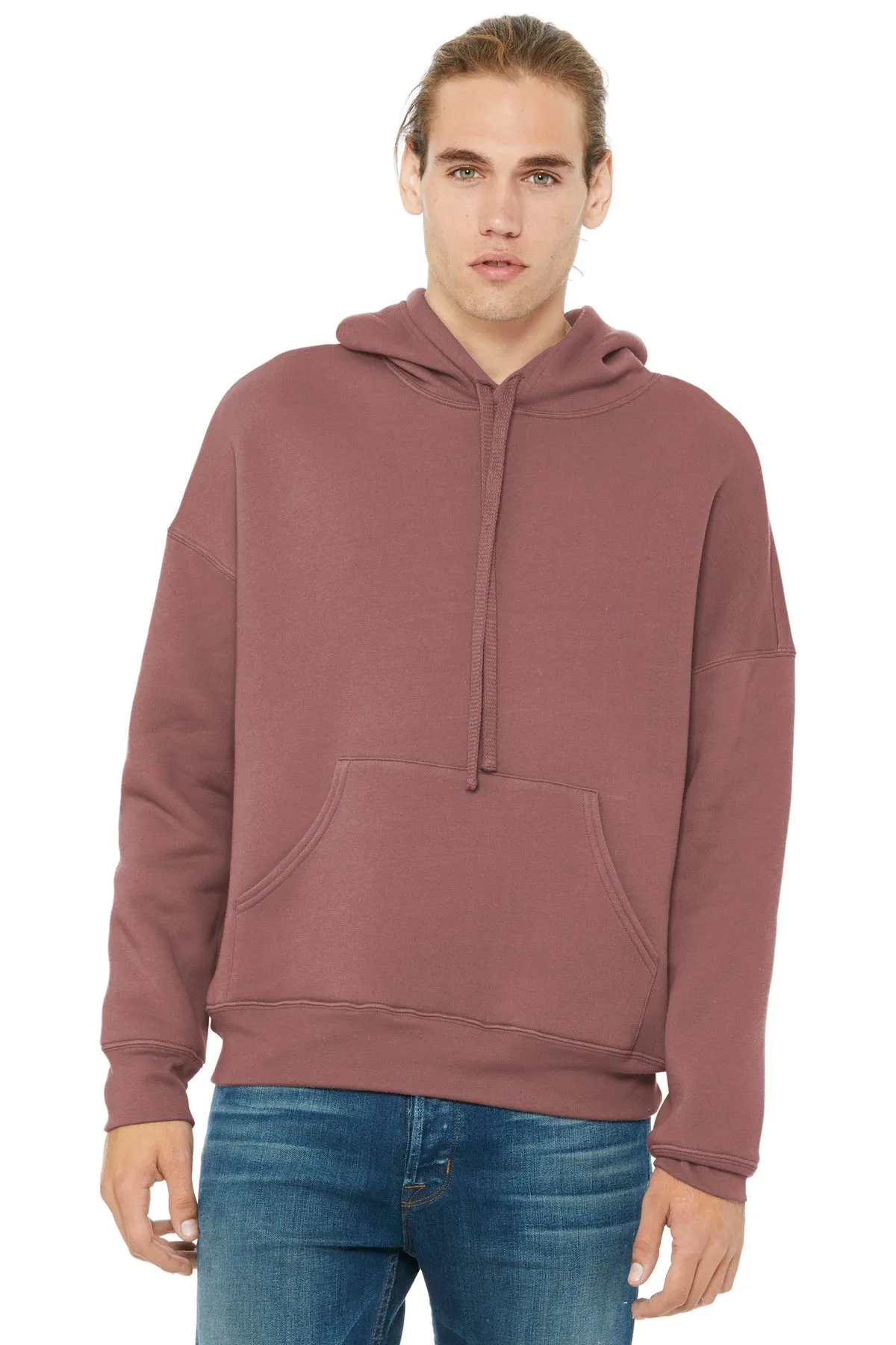 BELLA CANVAS  Unisex Sponge Fleece Pullover DTM Hoodie. BC3729 Mauve