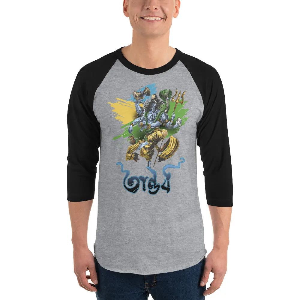 Bengali Unisex Fine Jersey Raglan Tee - Tandav