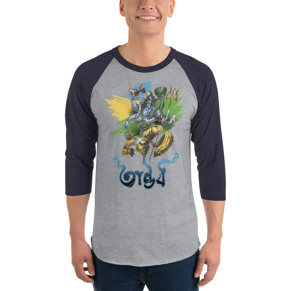 Bengali Unisex Fine Jersey Raglan Tee - Tandav