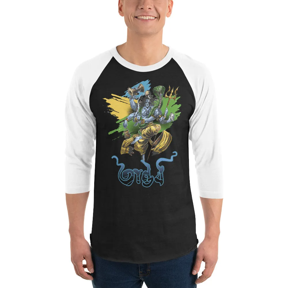 Bengali Unisex Fine Jersey Raglan Tee - Tandav