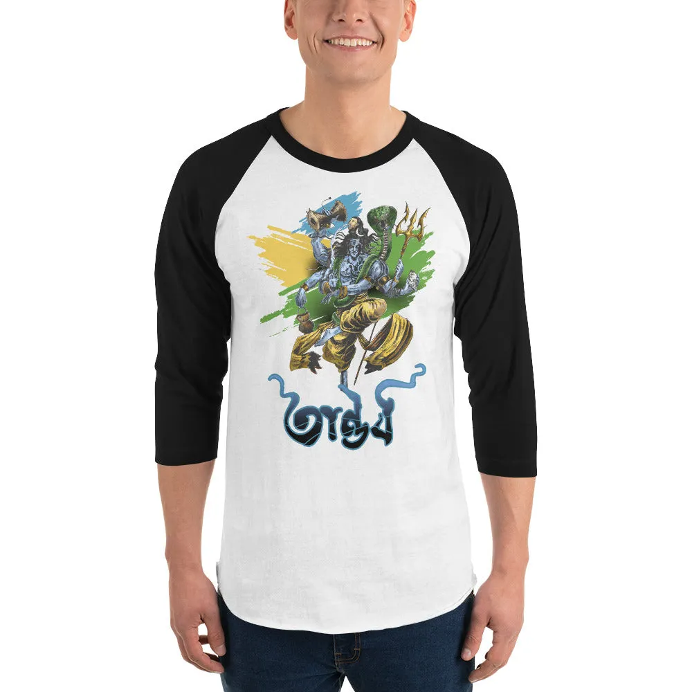 Bengali Unisex Fine Jersey Raglan Tee - Tandav