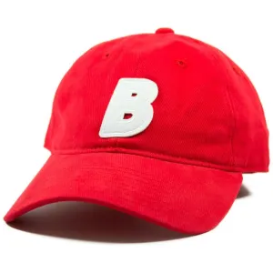 Bled Letter Patch Cap - Red Corduroy
