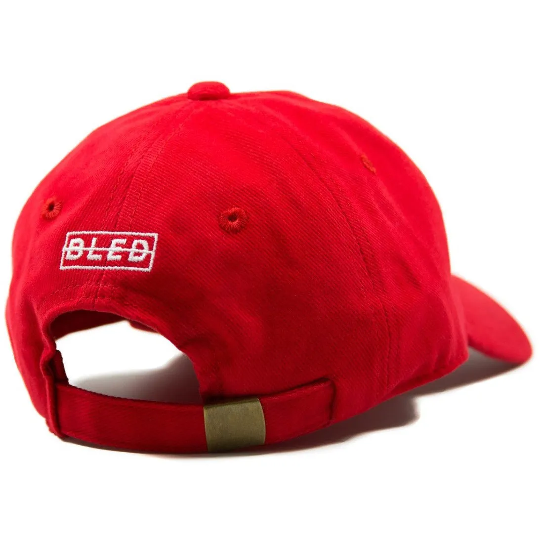 Bled Letter Patch Cap - Red Corduroy