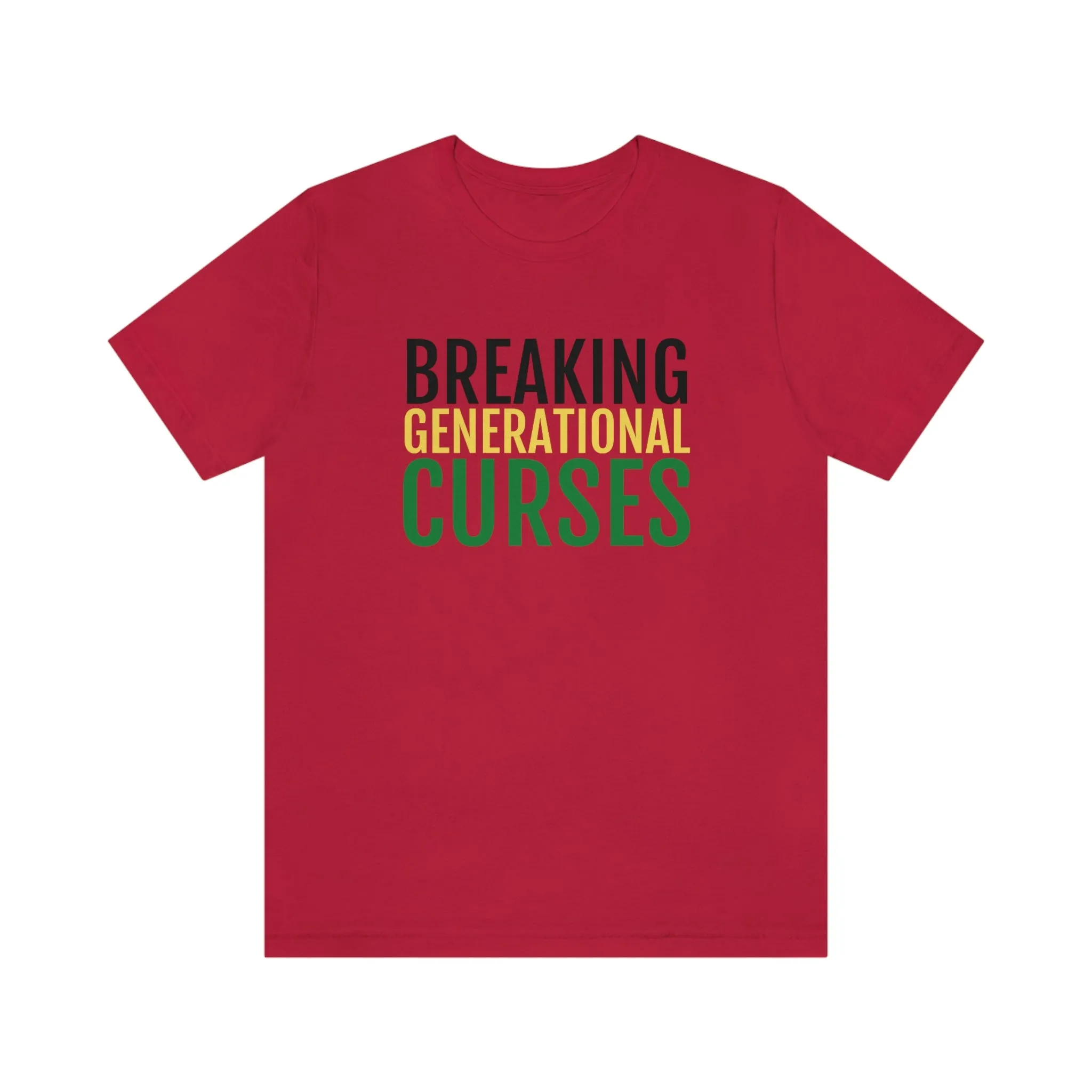 Breaking Generational Curses (BHM Edition) - Unisex Jersey Short Sleeve Tee