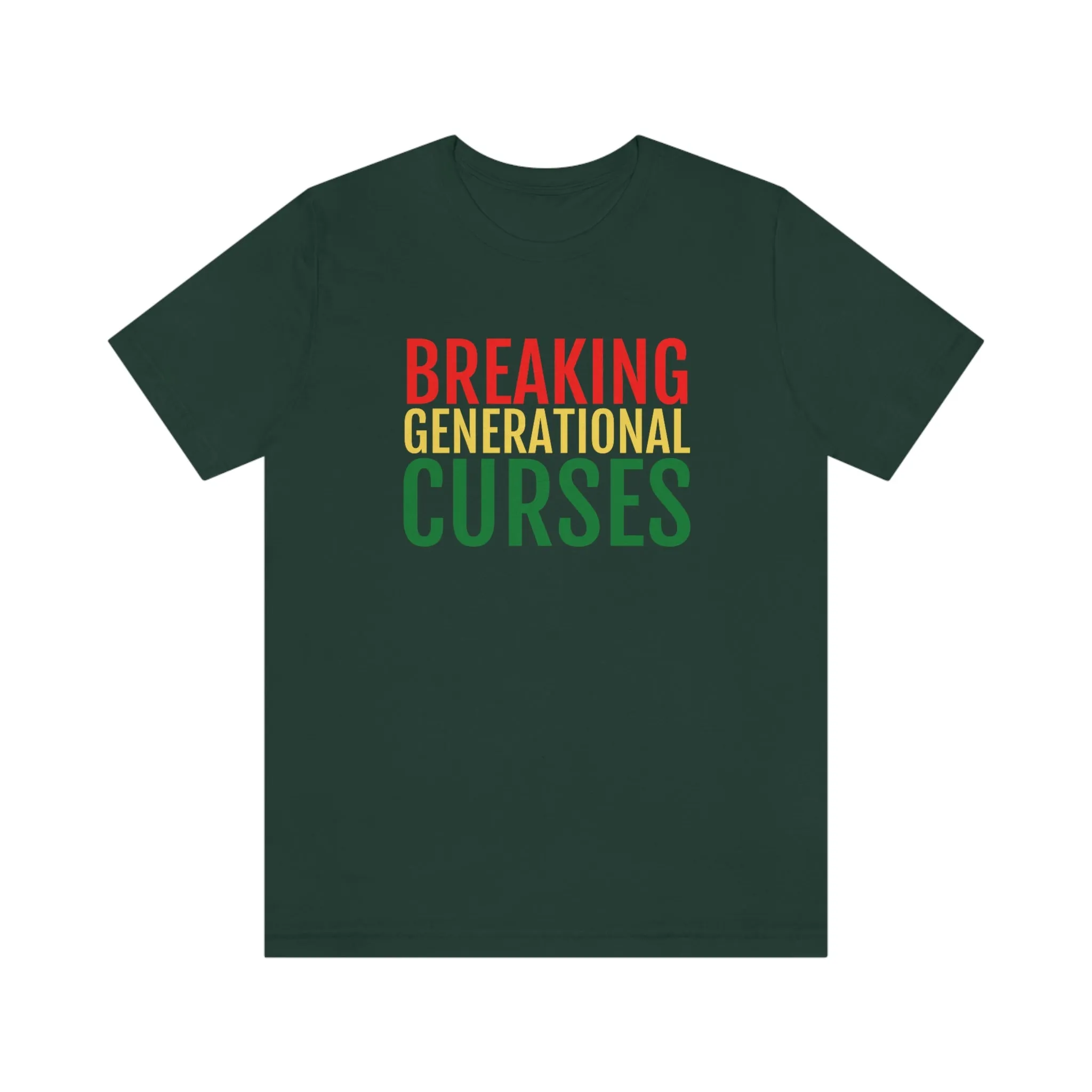 Breaking Generational Curses (BHM Edition) - Unisex Jersey Short Sleeve Tee