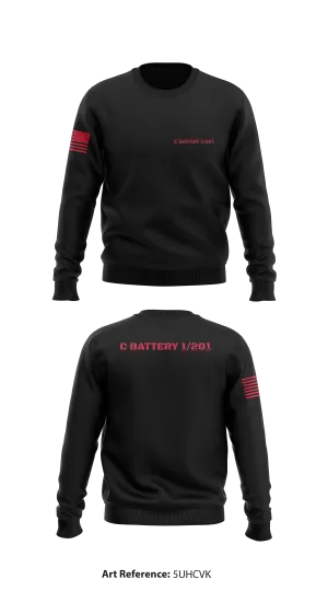 C Battery 1/201 Store 1 Core Men's Crewneck Performance Sweatshirt - 5uHCVk