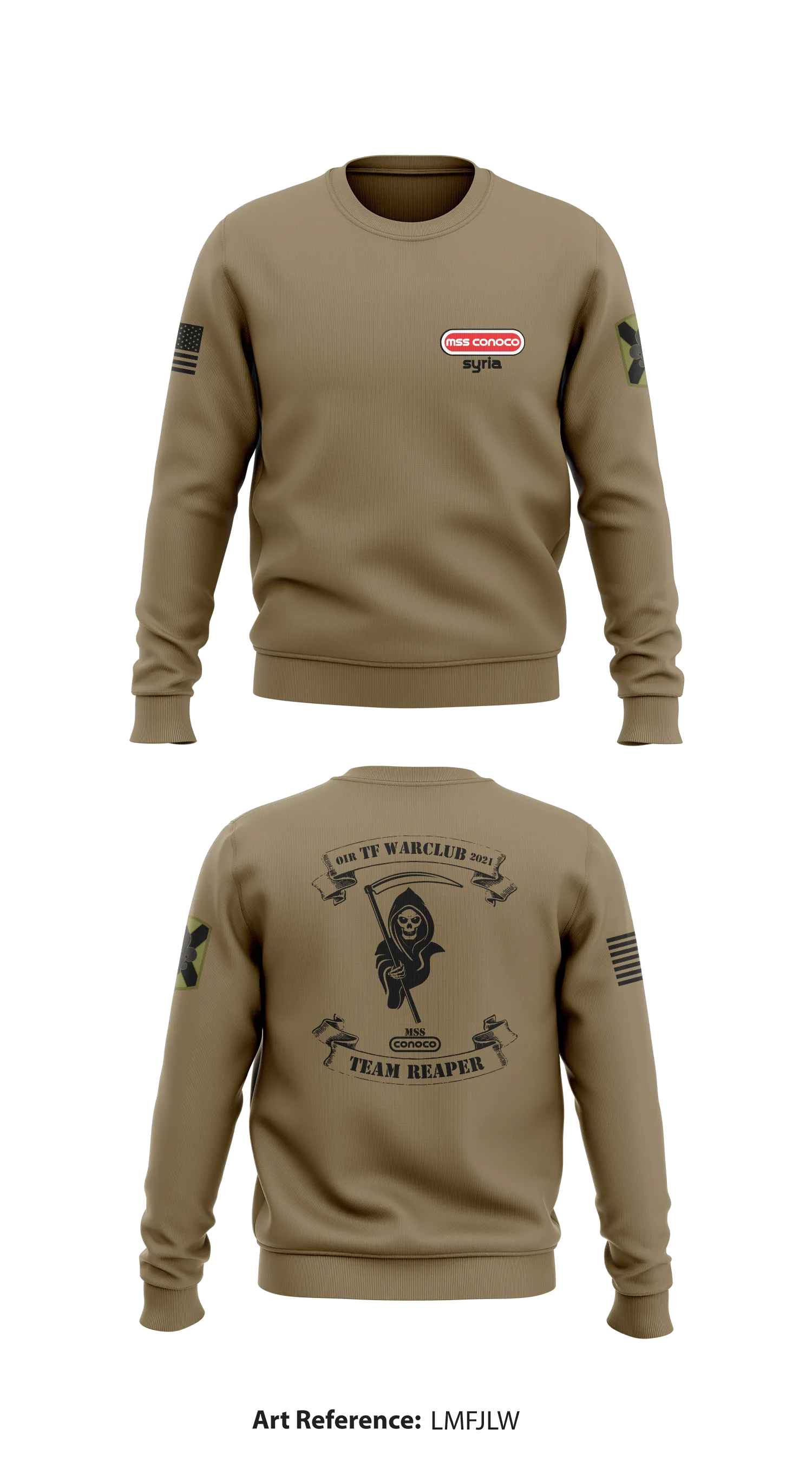 C Btry 1-141 FA BN Store 1 Core Men's Crewneck Performance Sweatshirt - LmfjLW