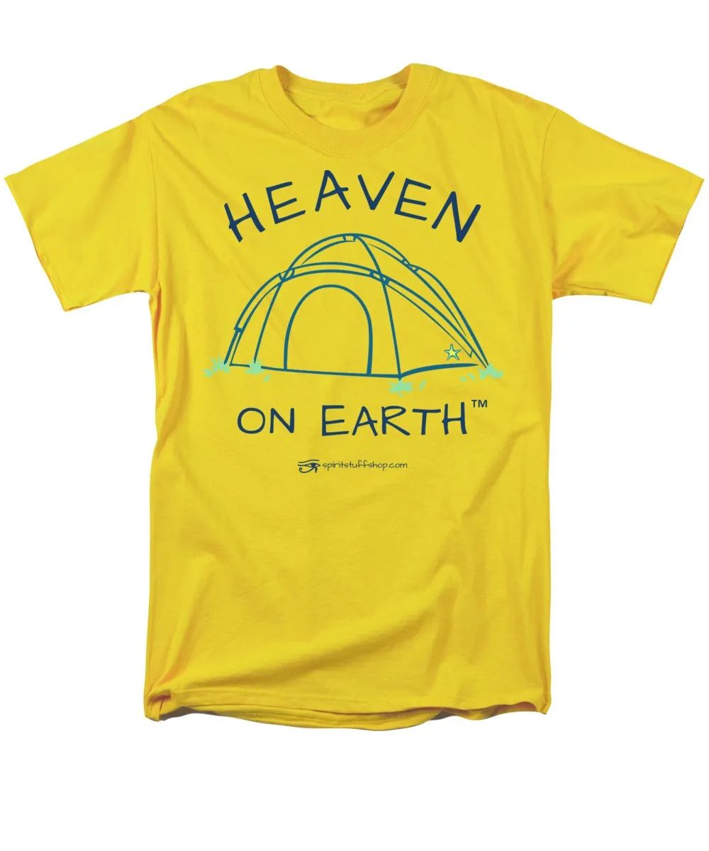 Camping/tent Heaven On Earth - Men's T-Shirt  (Regular Fit)