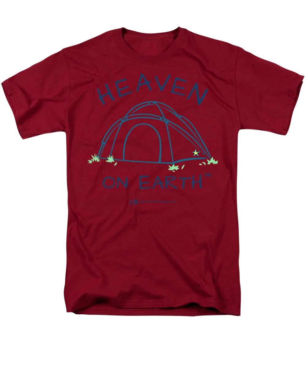 Camping/tent Heaven On Earth - Men's T-Shirt  (Regular Fit)
