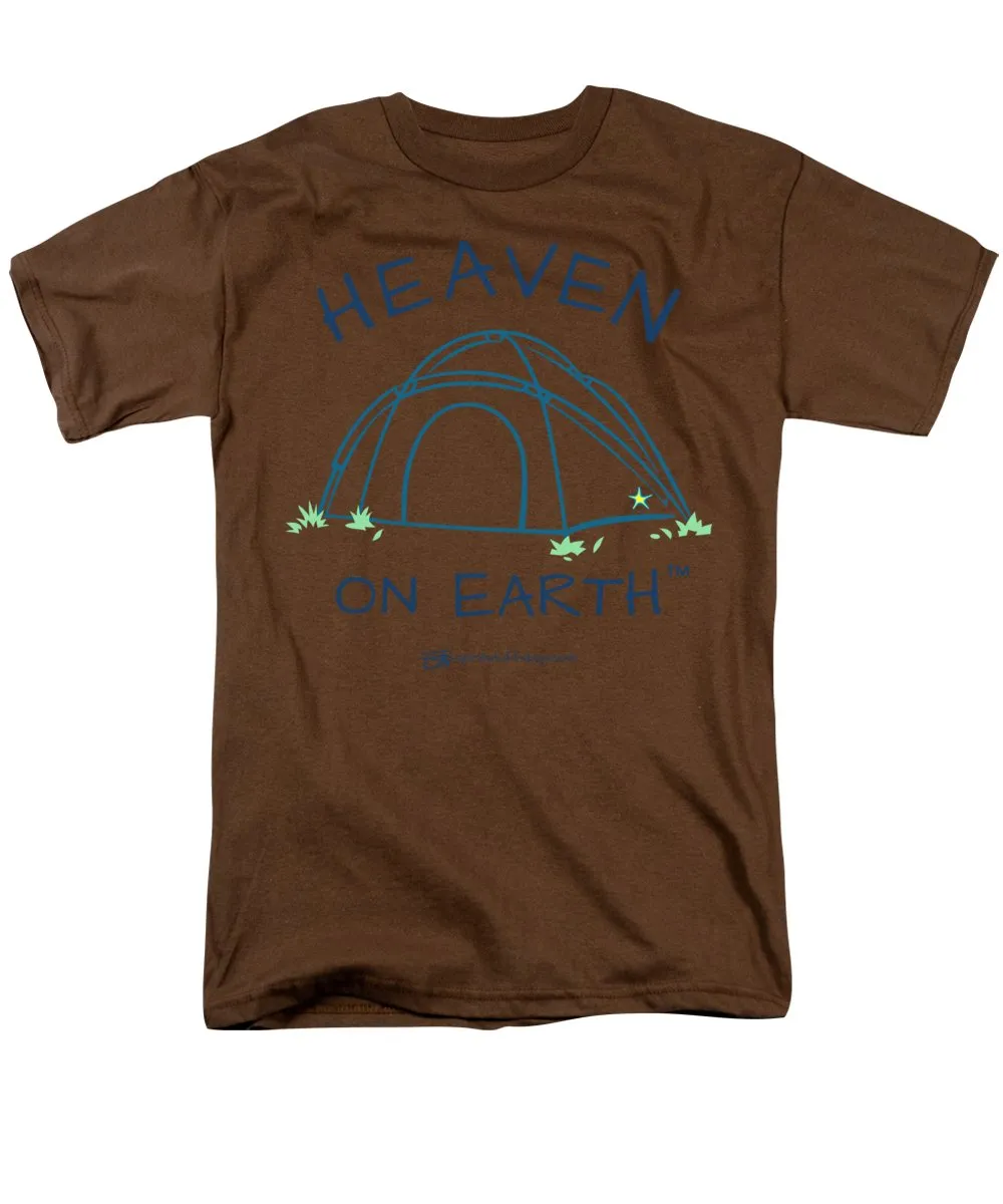 Camping/tent Heaven On Earth - Men's T-Shirt  (Regular Fit)