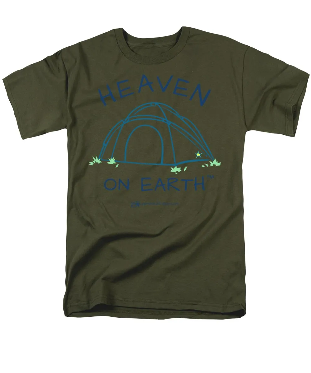 Camping/tent Heaven On Earth - Men's T-Shirt  (Regular Fit)