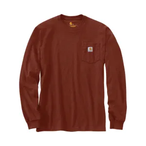 Carhartt Men's Long Sleeve Pocket T-Shirt_Iron Ore Heather