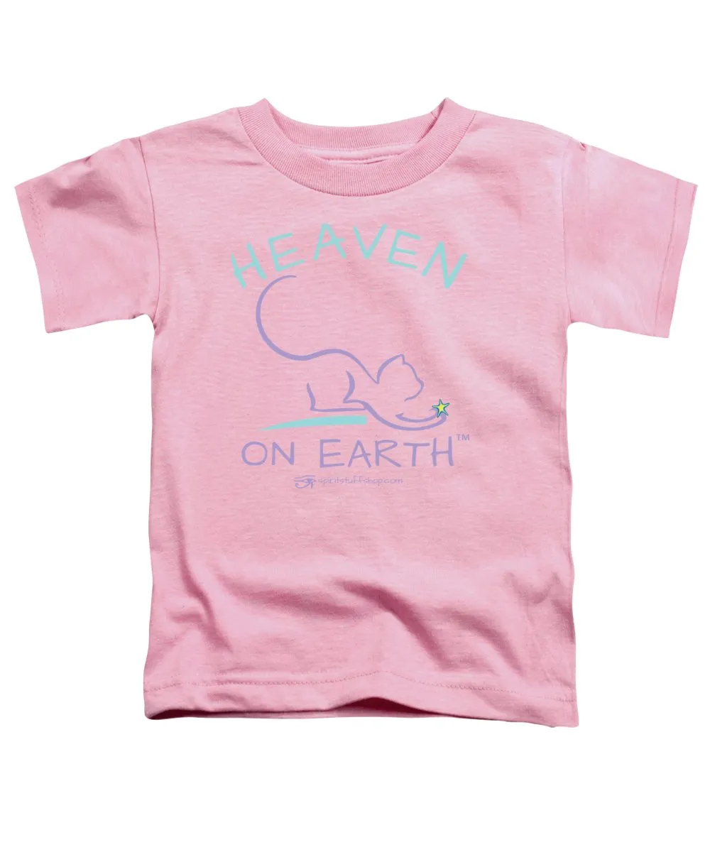 Cat/kitty Heaven On Earth - Toddler T-Shirt