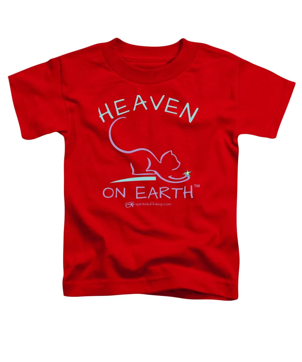 Cat/kitty Heaven On Earth - Toddler T-Shirt