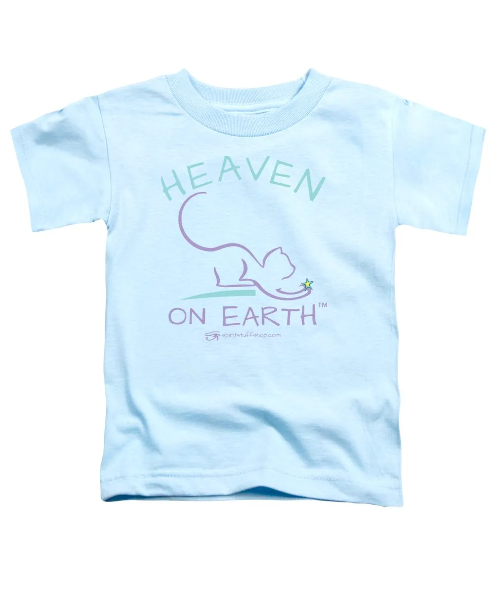 Cat/kitty Heaven On Earth - Toddler T-Shirt
