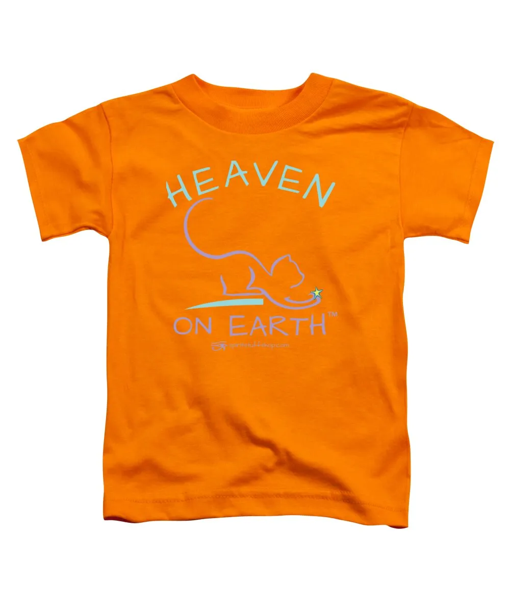 Cat/kitty Heaven On Earth - Toddler T-Shirt
