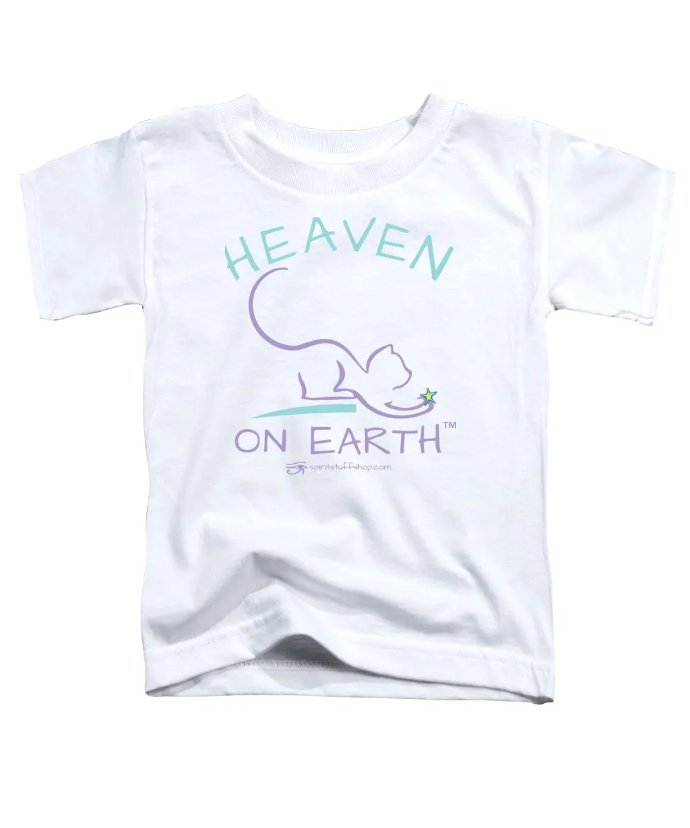 Cat/kitty Heaven On Earth - Toddler T-Shirt