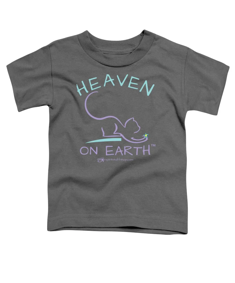 Cat/kitty Heaven On Earth - Toddler T-Shirt