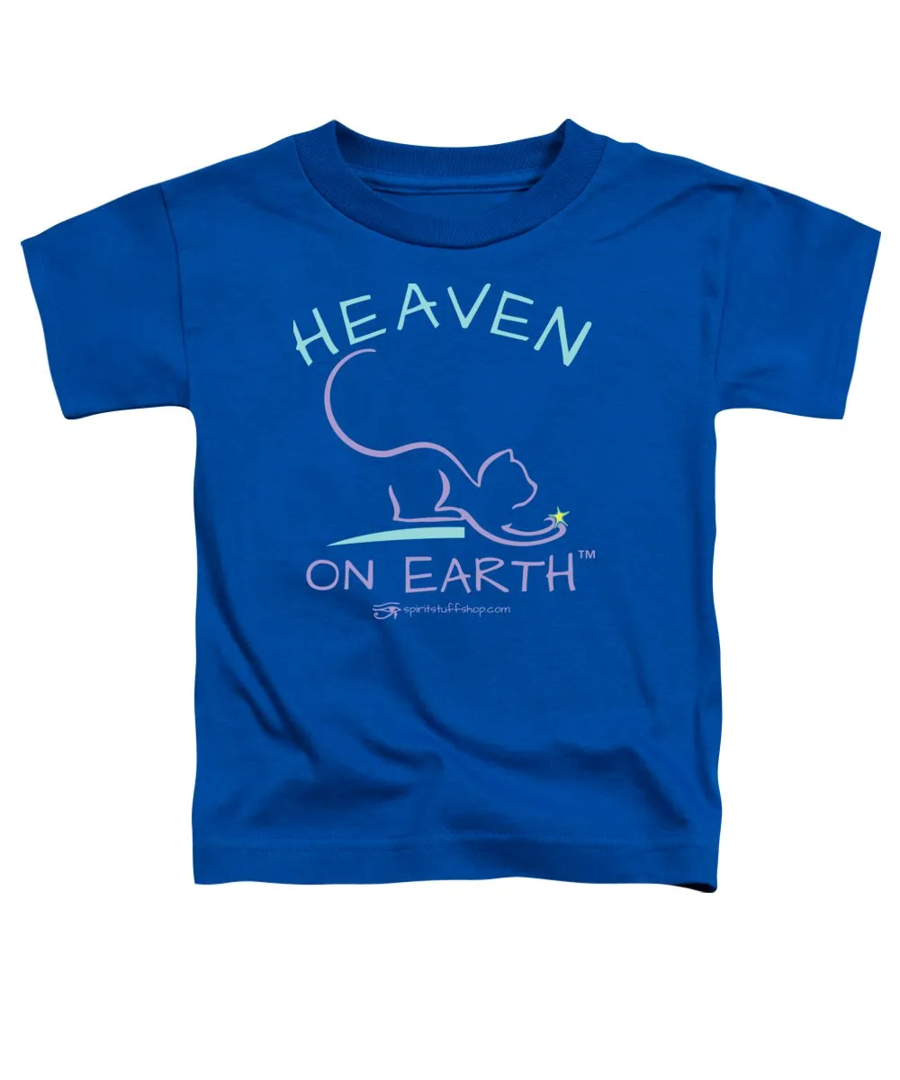 Cat/kitty Heaven On Earth - Toddler T-Shirt