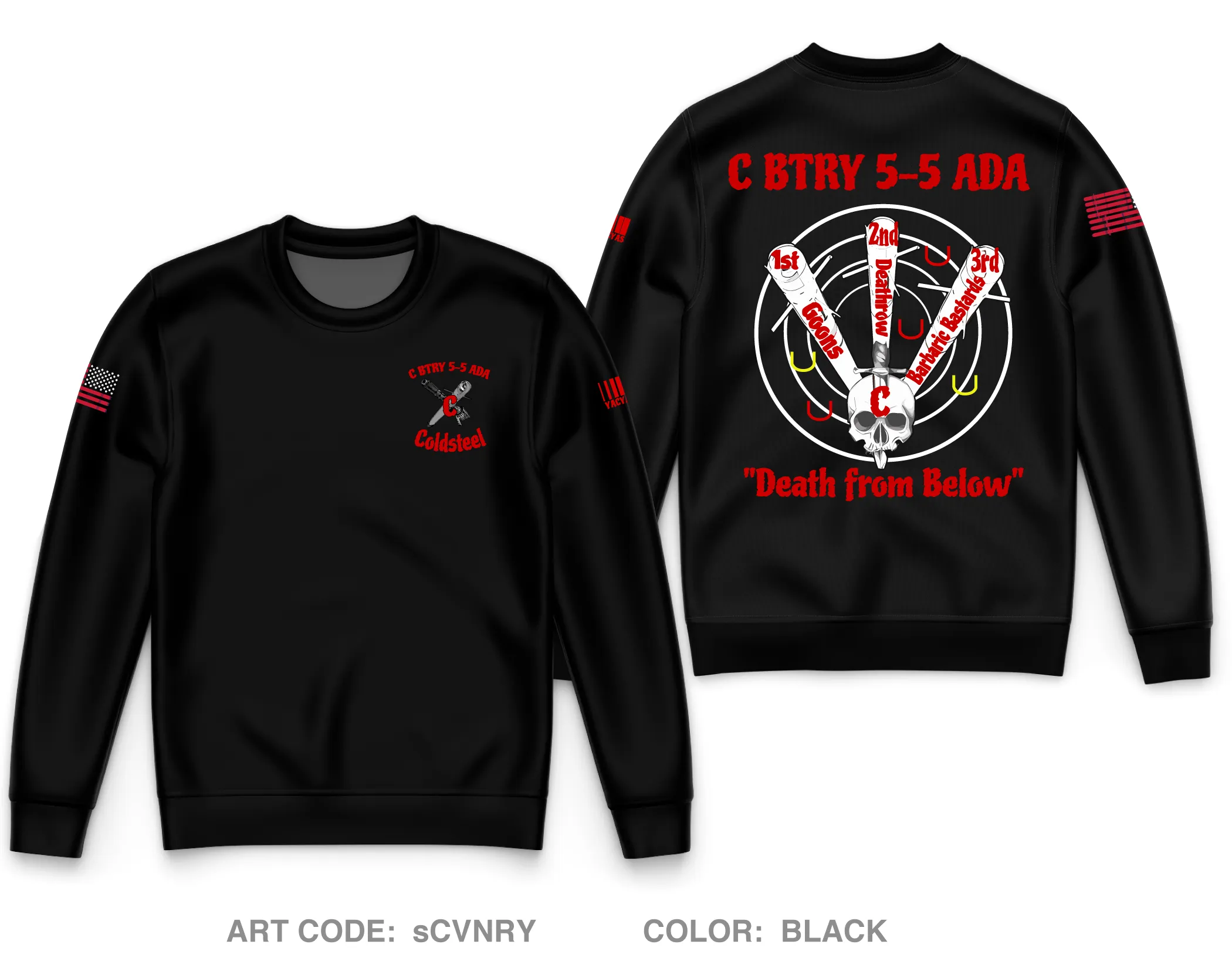 Charlie Battery 5-5 ADA Core Men's Crewneck Performance Sweatshirt - sCVNRY