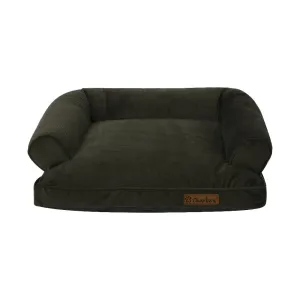 Charlie's Corduroy Dog Sofa Bed Green Medium