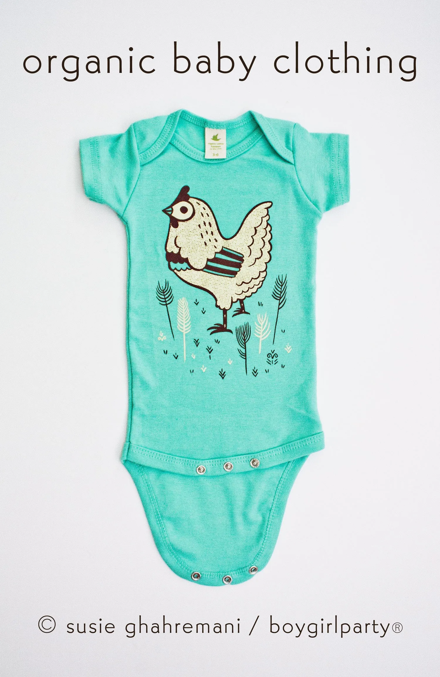 Chicken Baby Clothes - Organic Baby Clothes by boygirlparty