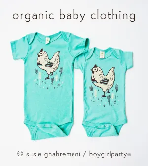 Chicken Baby Clothes - Organic Baby Clothes by boygirlparty