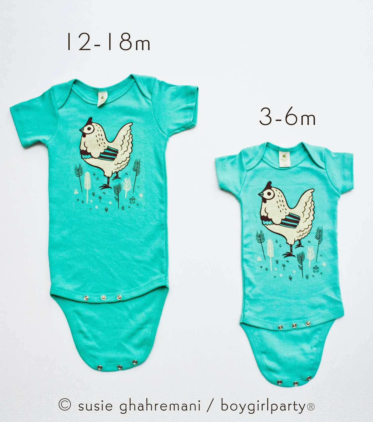 Chicken Baby Clothes - Organic Baby Clothes by boygirlparty