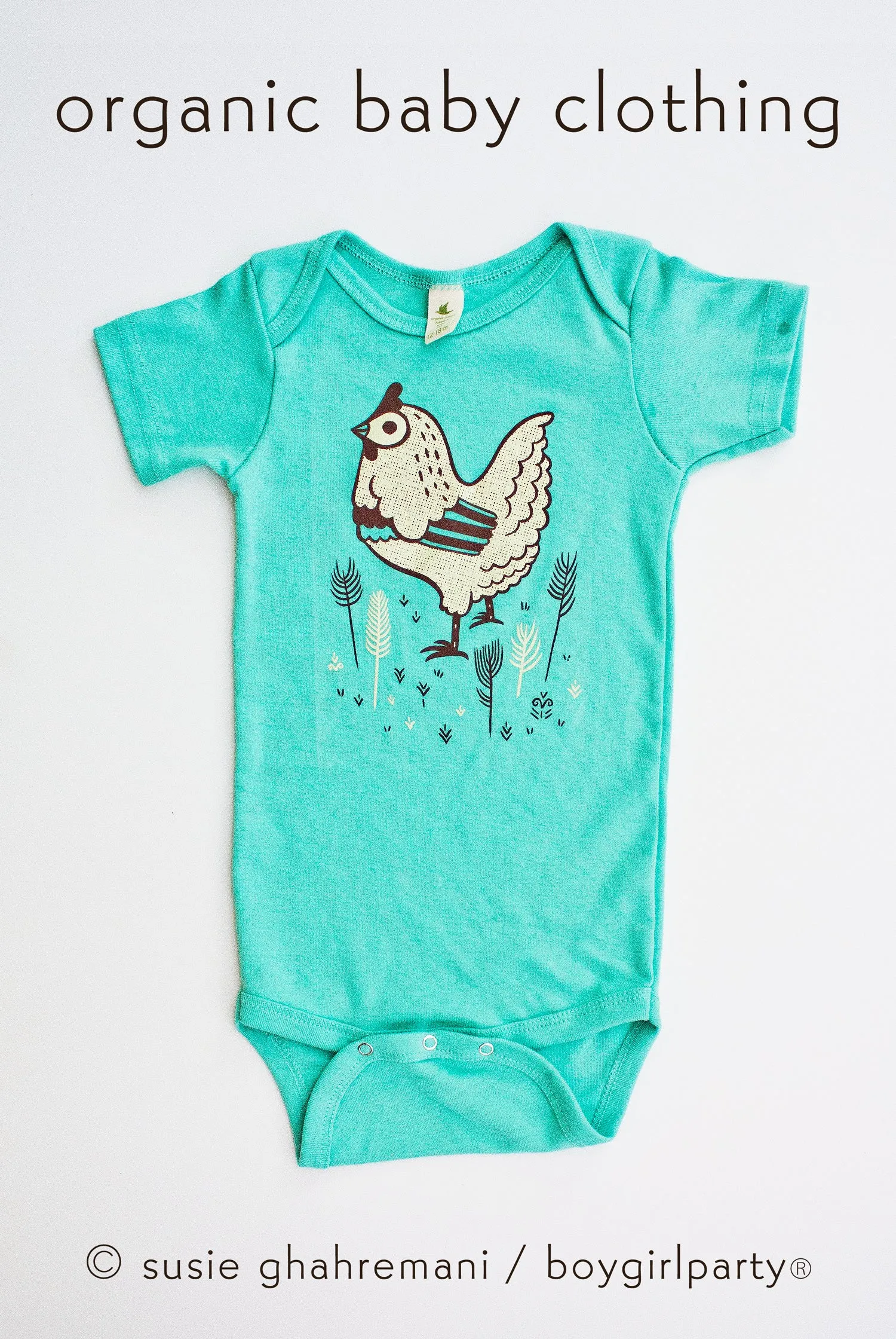 Chicken Baby Clothes - Organic Baby Clothes by boygirlparty