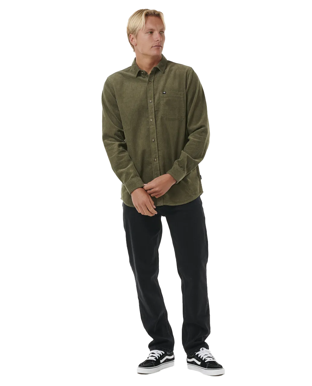 Classic Surf Cord Shirt in Dusty Olive