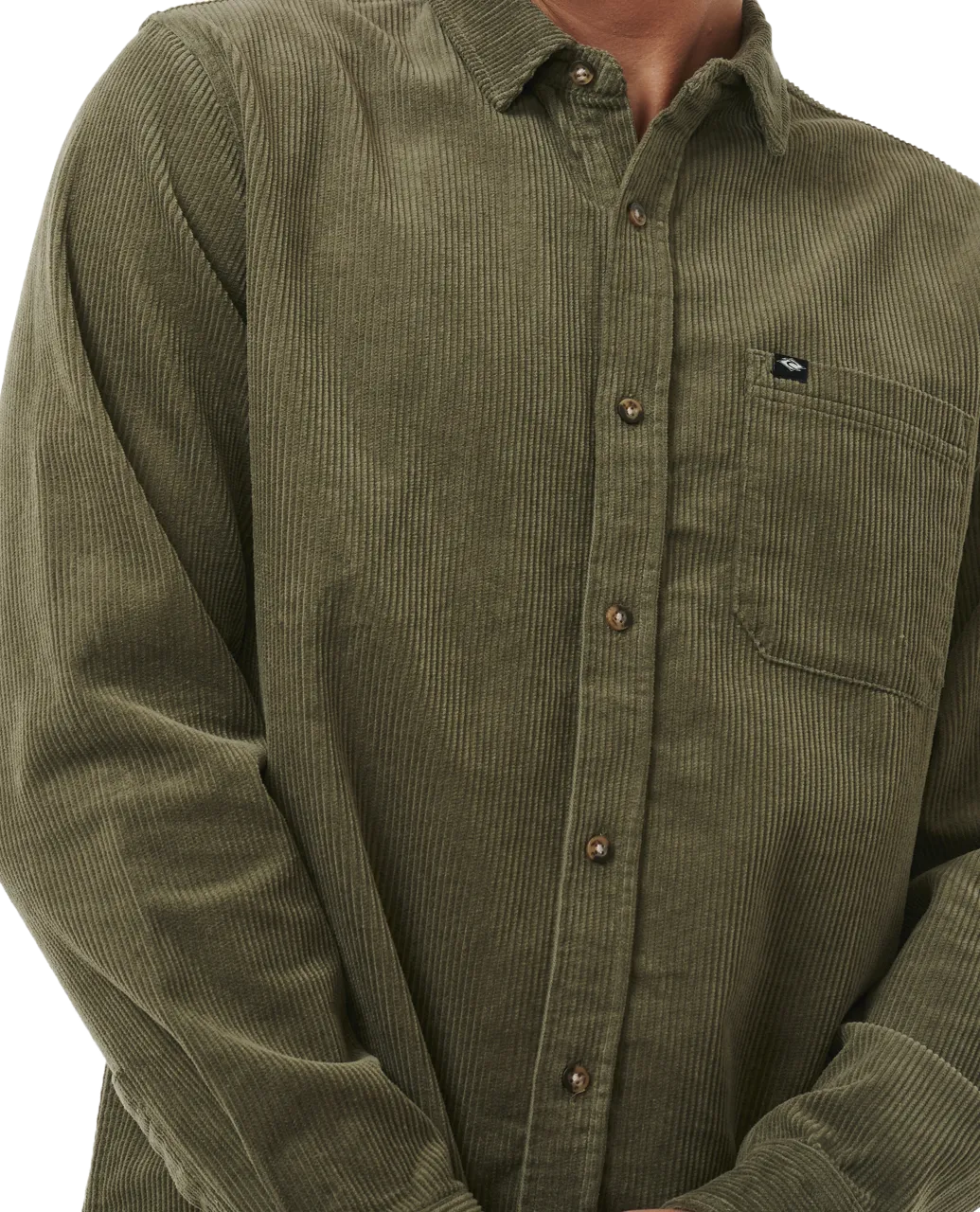 Classic Surf Cord Shirt in Dusty Olive