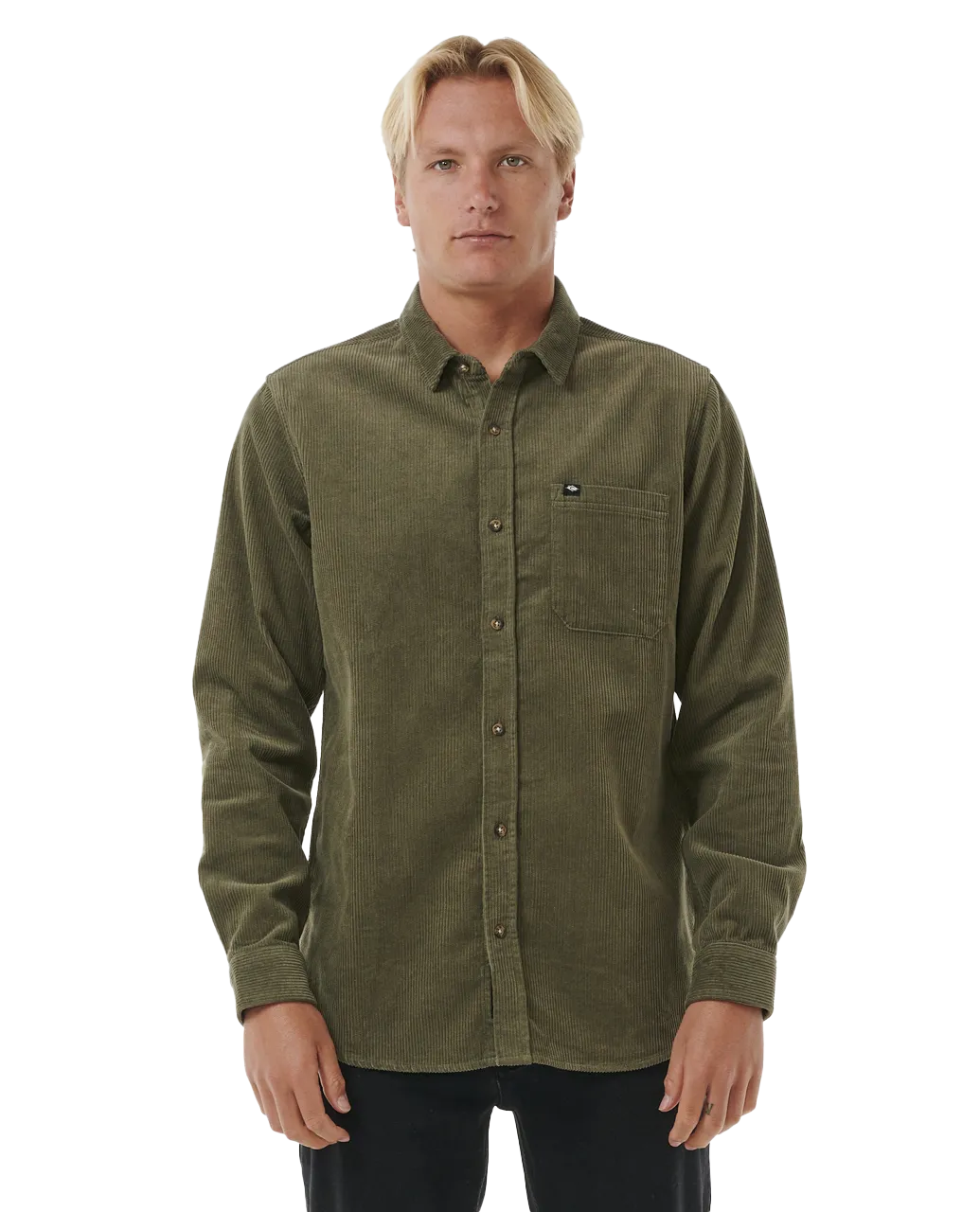 Classic Surf Cord Shirt in Dusty Olive